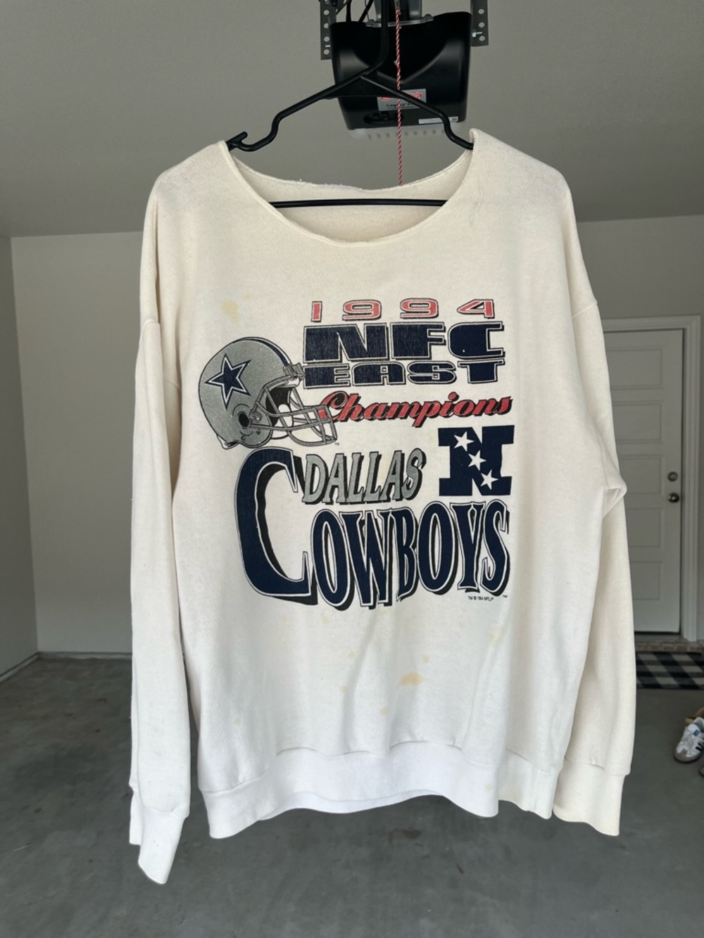 Vintage 1994 Dallas Cowboys NFC East Champions Crewneck Sweater